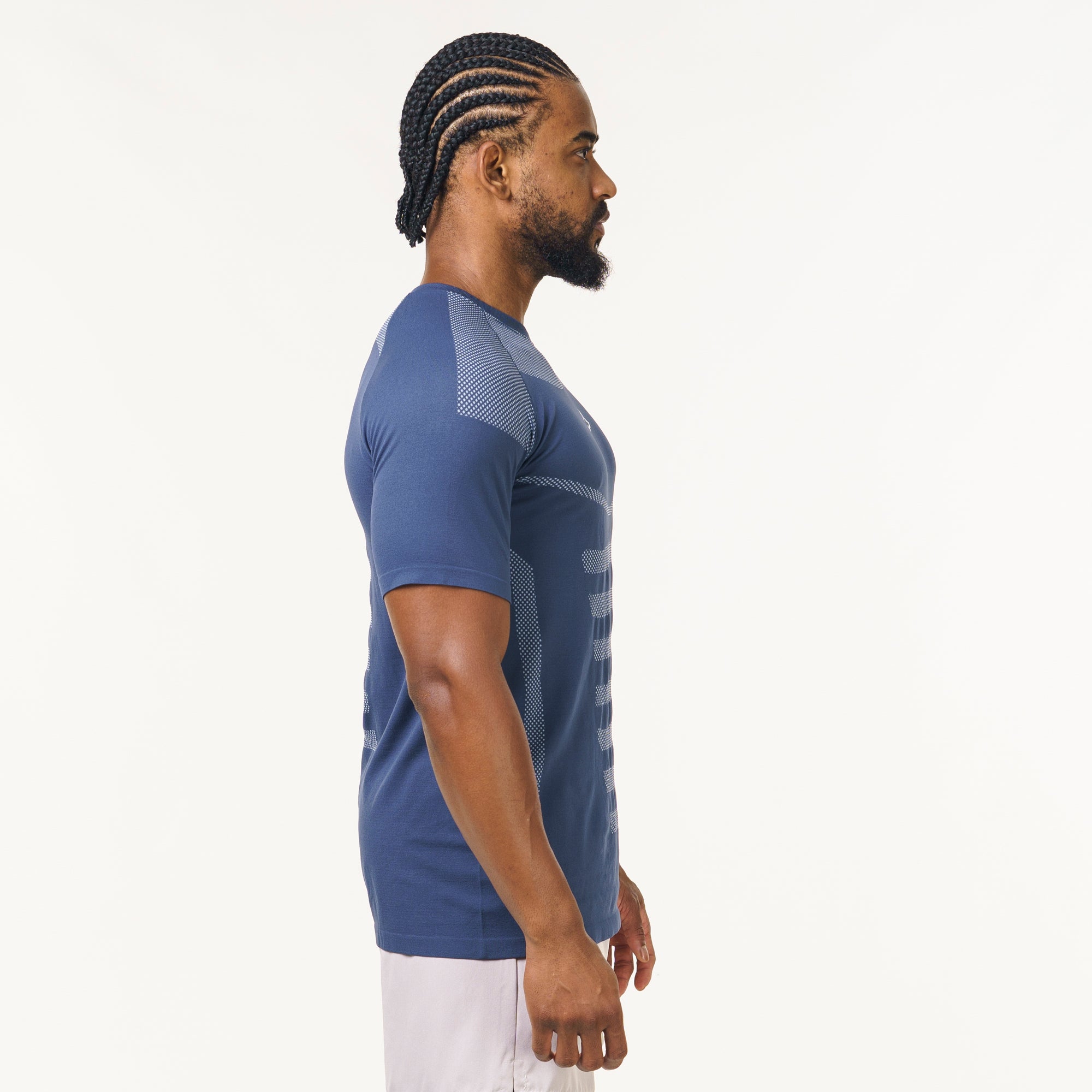Camiseta Apex Dry Core Marinho - Sem Costura