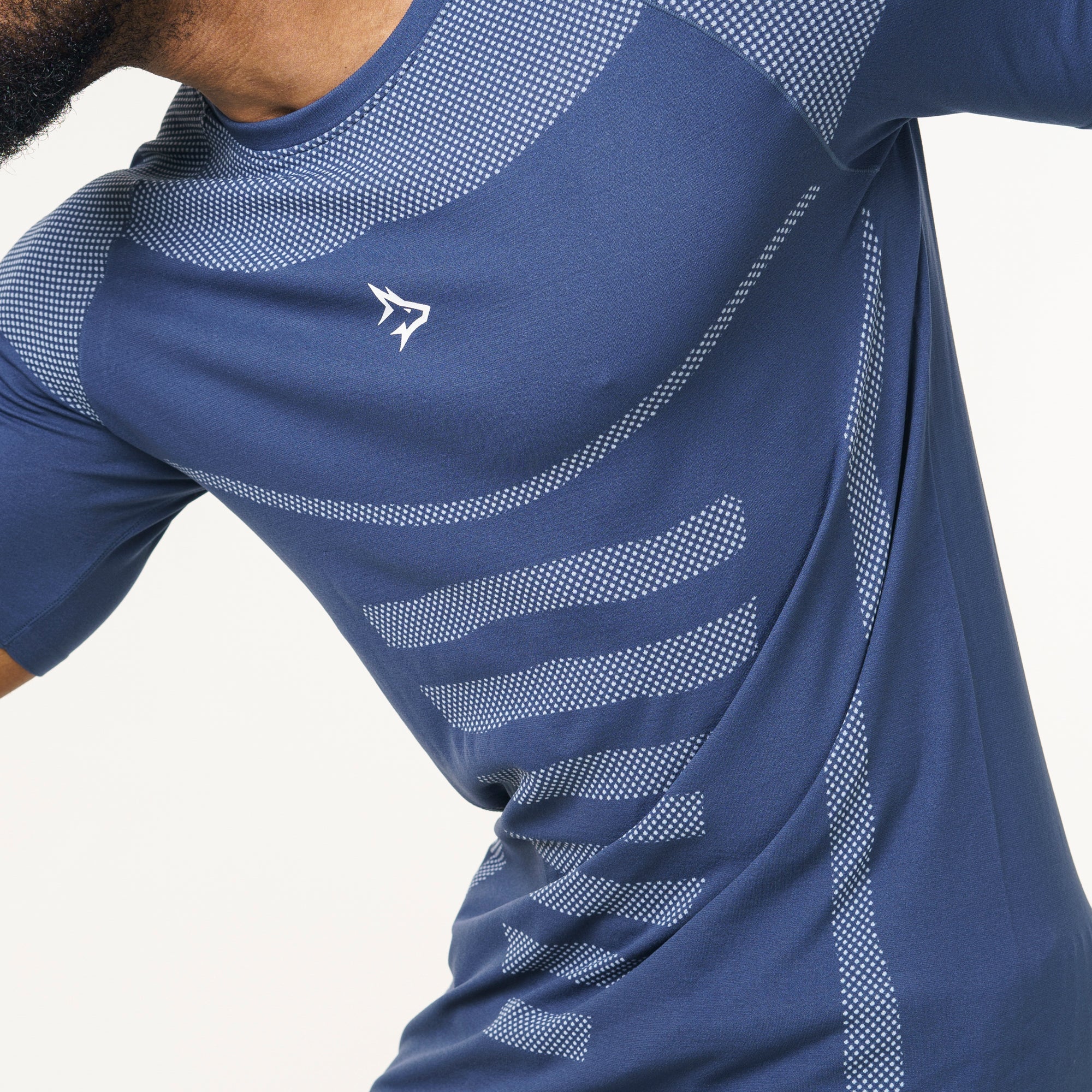 Camiseta Apex Dry Core Marinho - Sem Costura