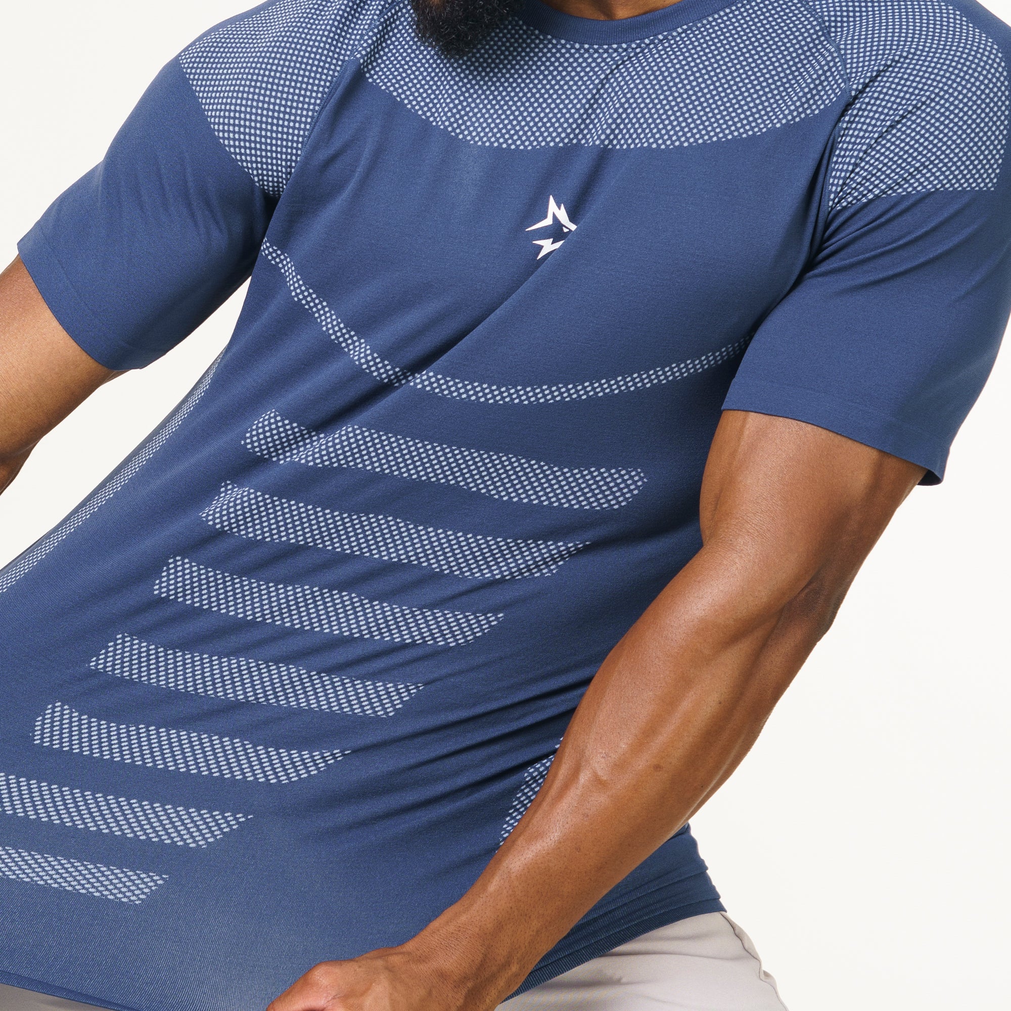 Camiseta Apex Dry Core Marinho - Sem Costura
