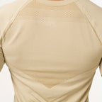 Camiseta Apex Dry Evolution Caqui - Sem Costura