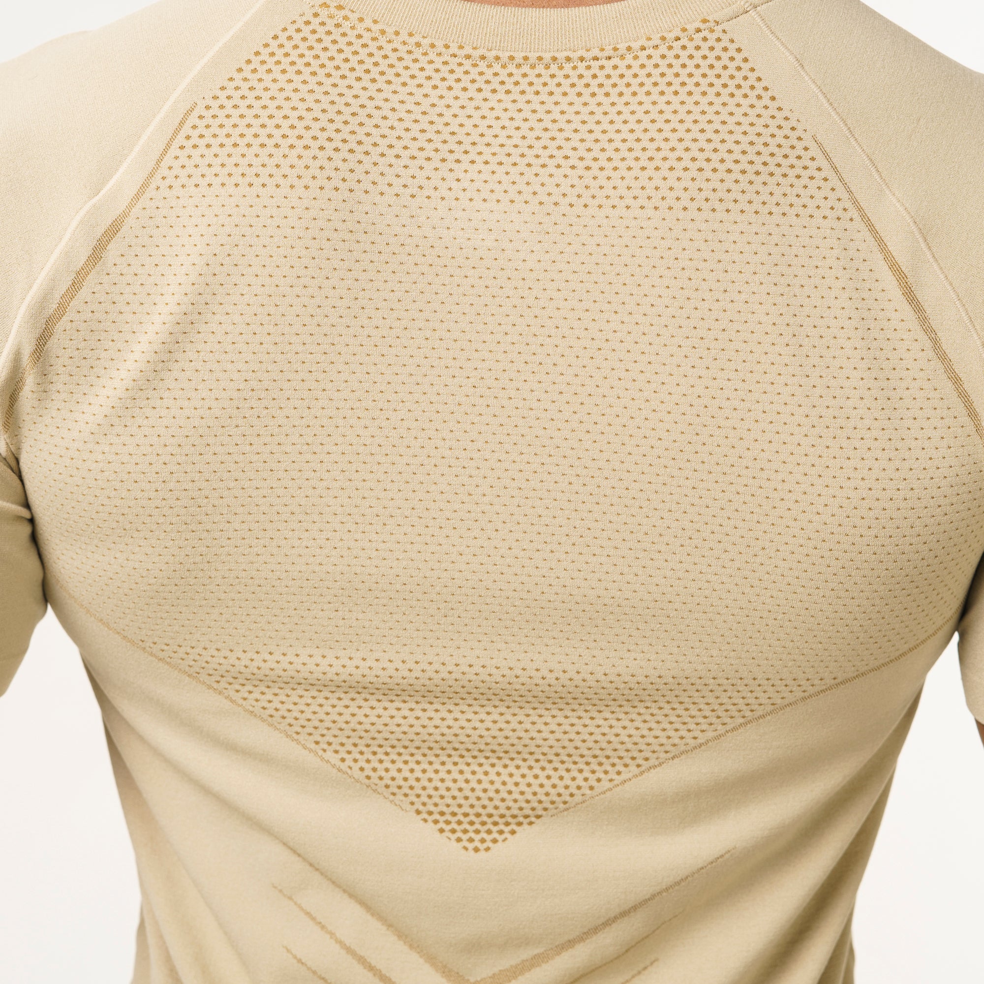 Camiseta Apex Dry Evolution Caqui - Sem Costura