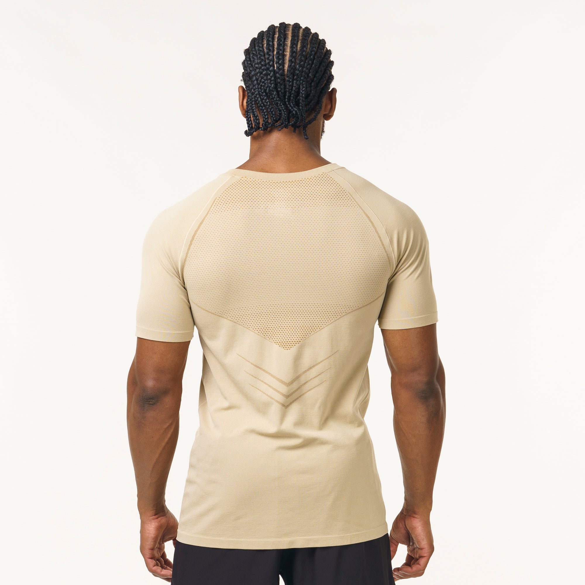 Camiseta Apex Dry Evolution Caqui - Sem Costura