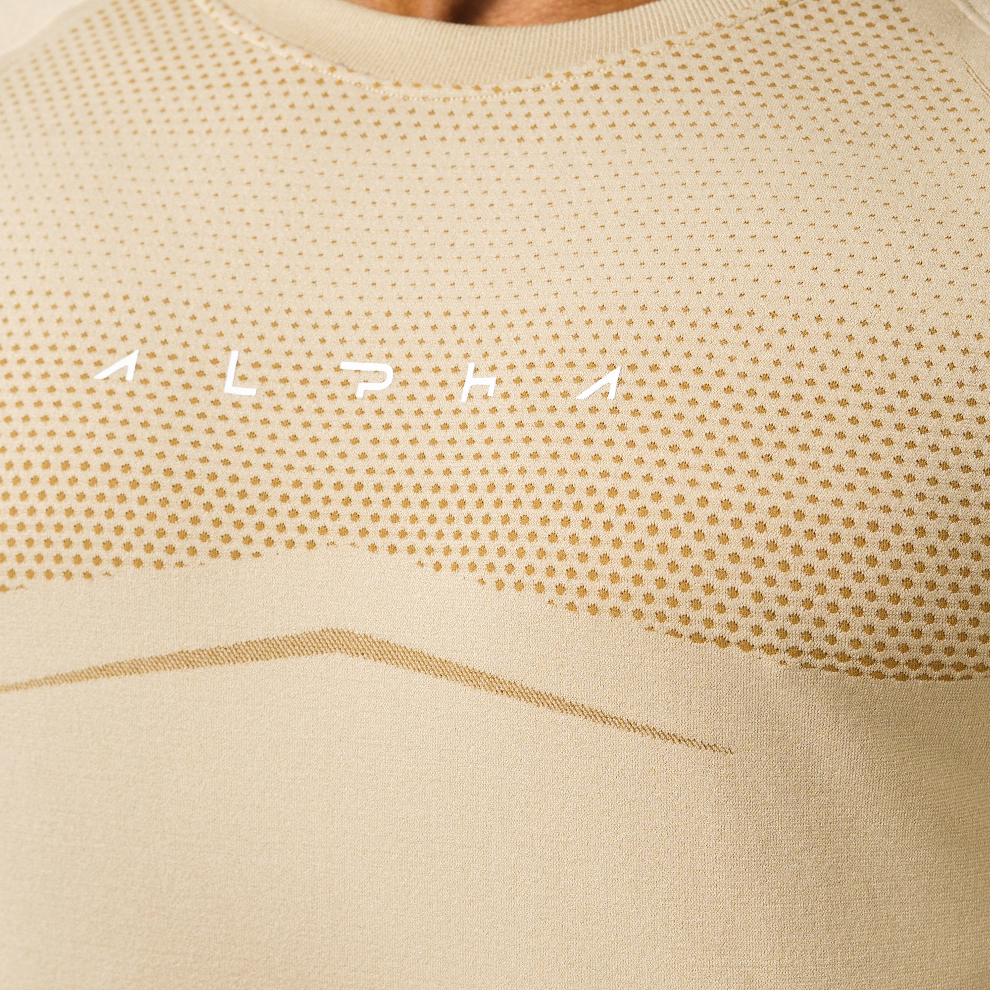 Camiseta Apex Dry Evolution Caqui - Sem Costura