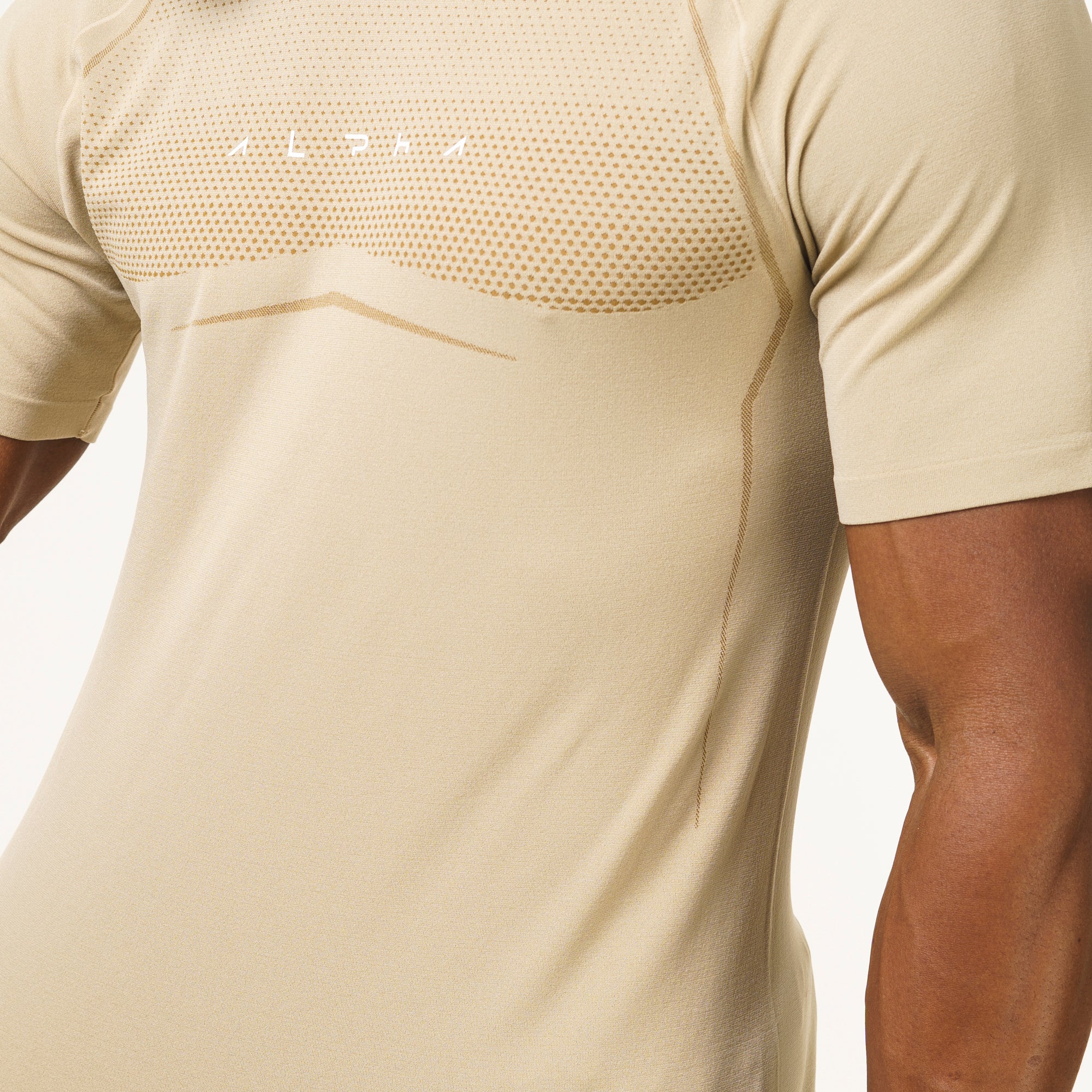 Camiseta Apex Dry Evolution Caqui - Sem Costura