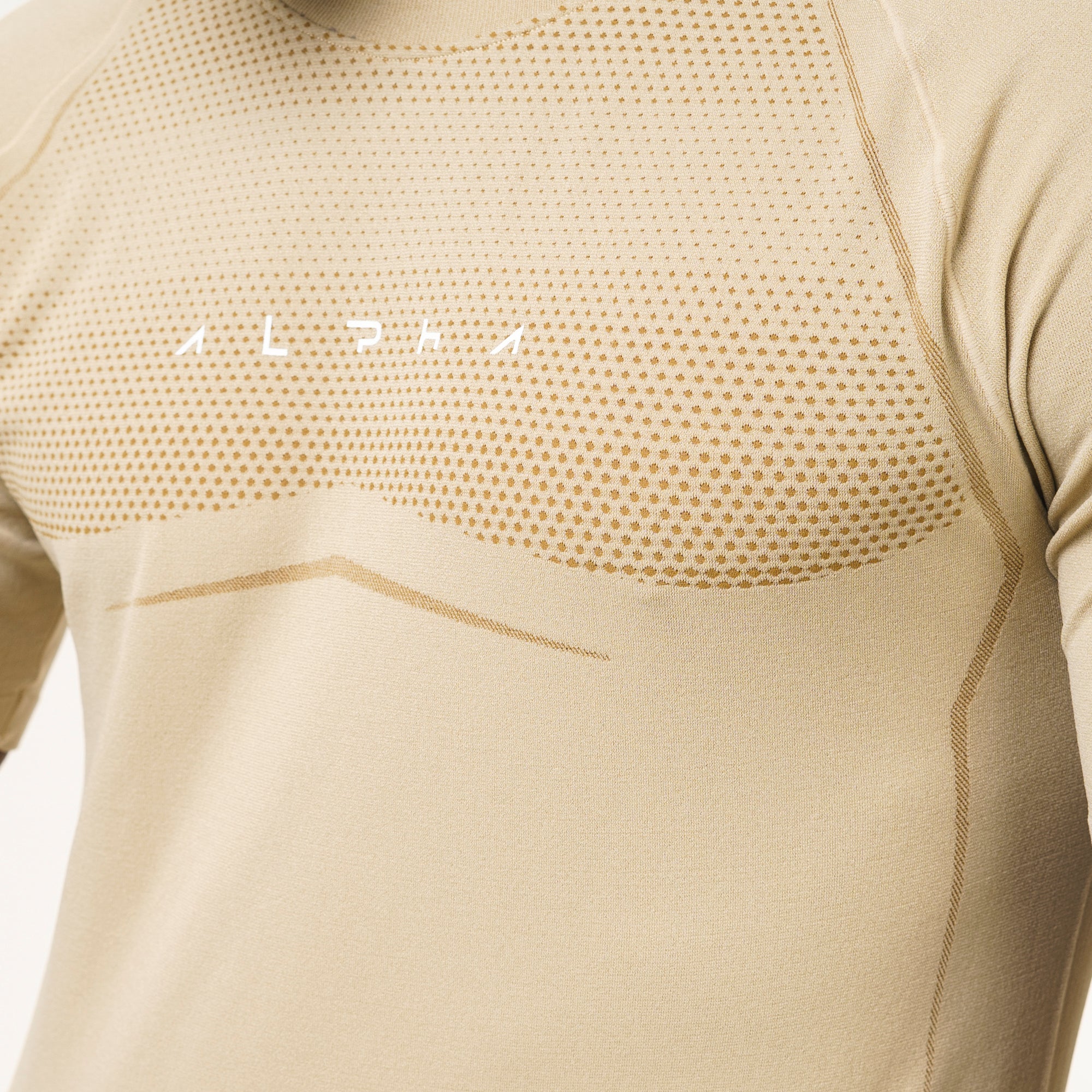Camiseta Apex Dry Evolution Caqui - Sem Costura