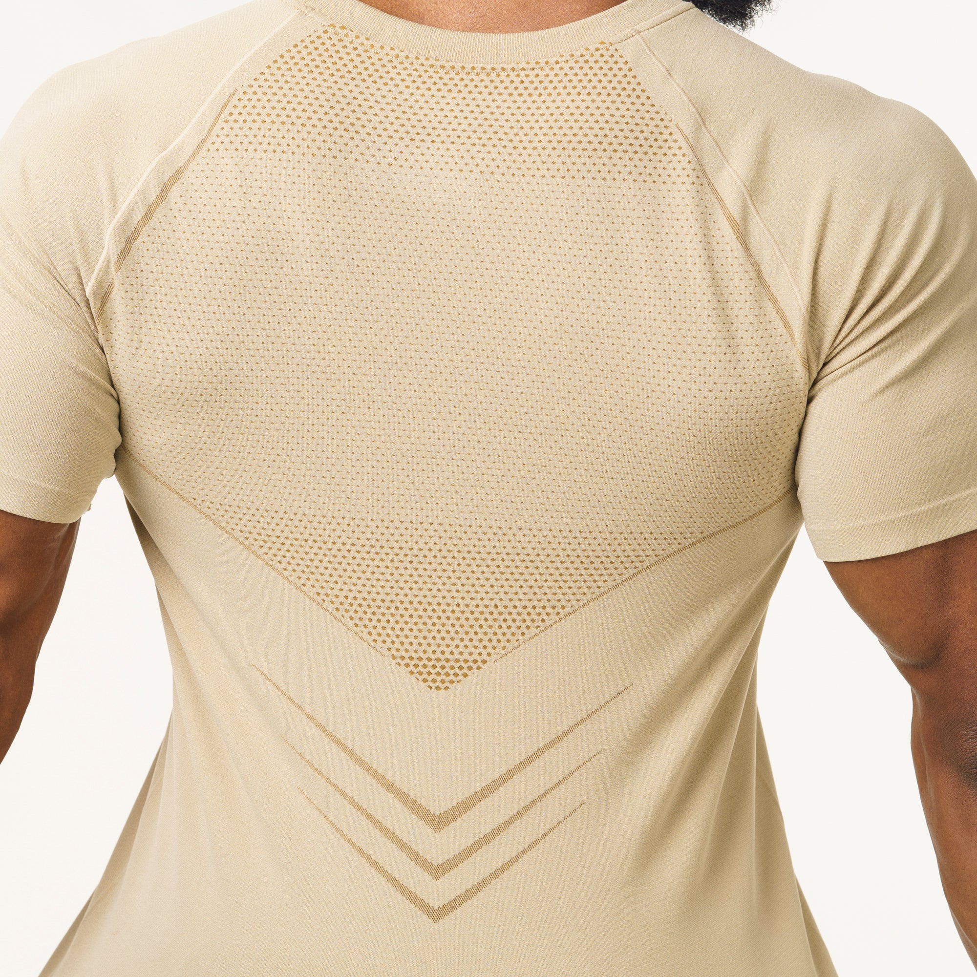 Camiseta Apex Dry Evolution Caqui - Sem Costura