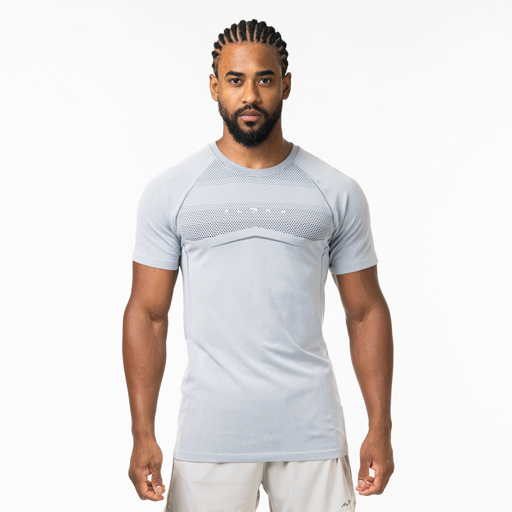 Camiseta Apex Dry Evolution Cinza Gelo - Sem Costura