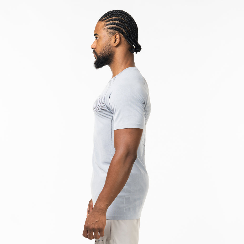 Camiseta Apex Dry Evolution Cinza Gelo - Sem Costura