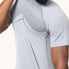 Camiseta Apex Dry Evolution Cinza Gelo - Sem Costura