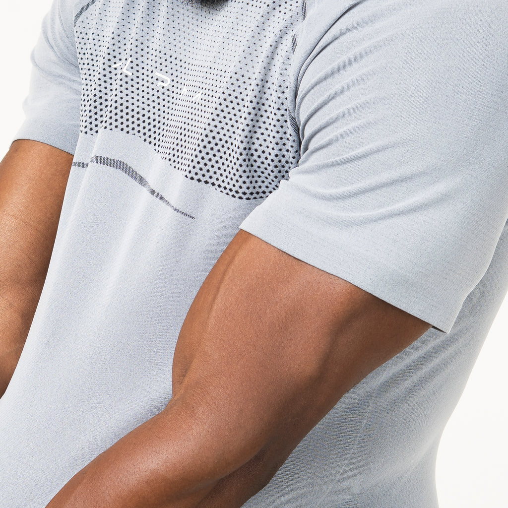 Camiseta Apex Dry Evolution Cinza Gelo - Sem Costura