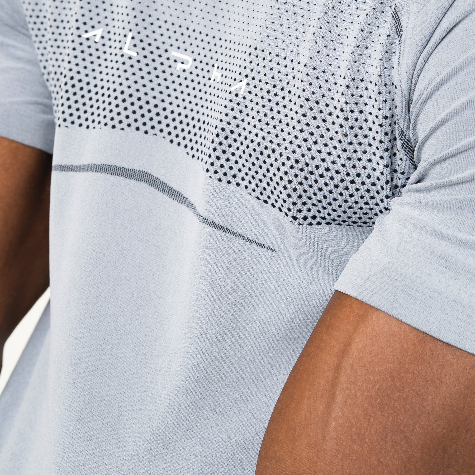 Camiseta Apex Dry Evolution Cinza Gelo - Sem Costura