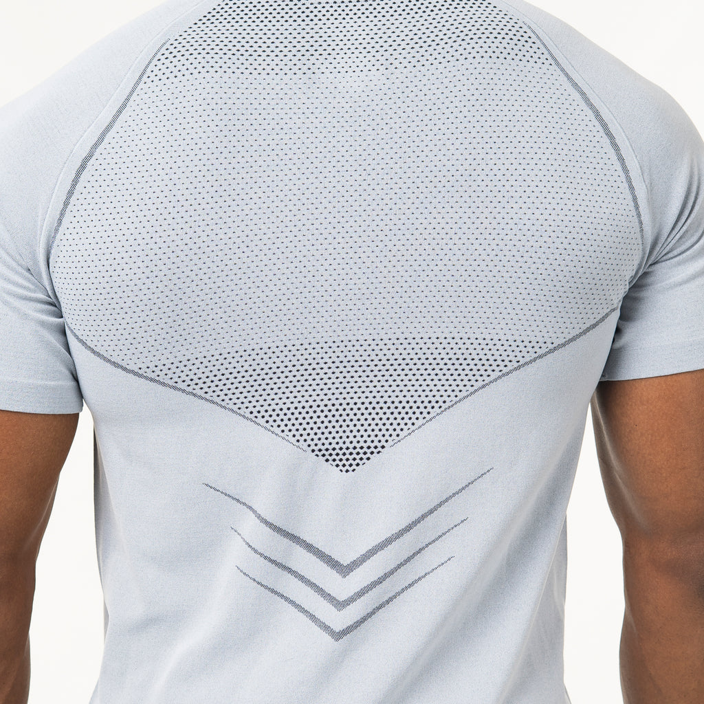 Camiseta Apex Dry Evolution Cinza Gelo - Sem Costura