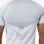 Camiseta Apex Dry Evolution Cinza Gelo - Sem Costura