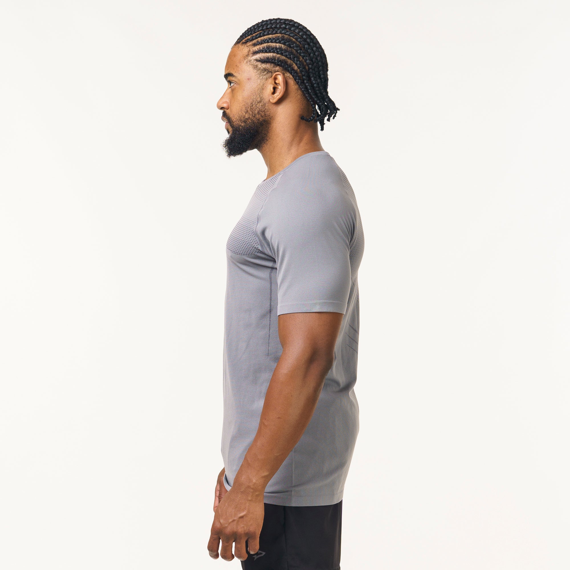 Camiseta Apex Dry Evolution Cinza - Sem Costura