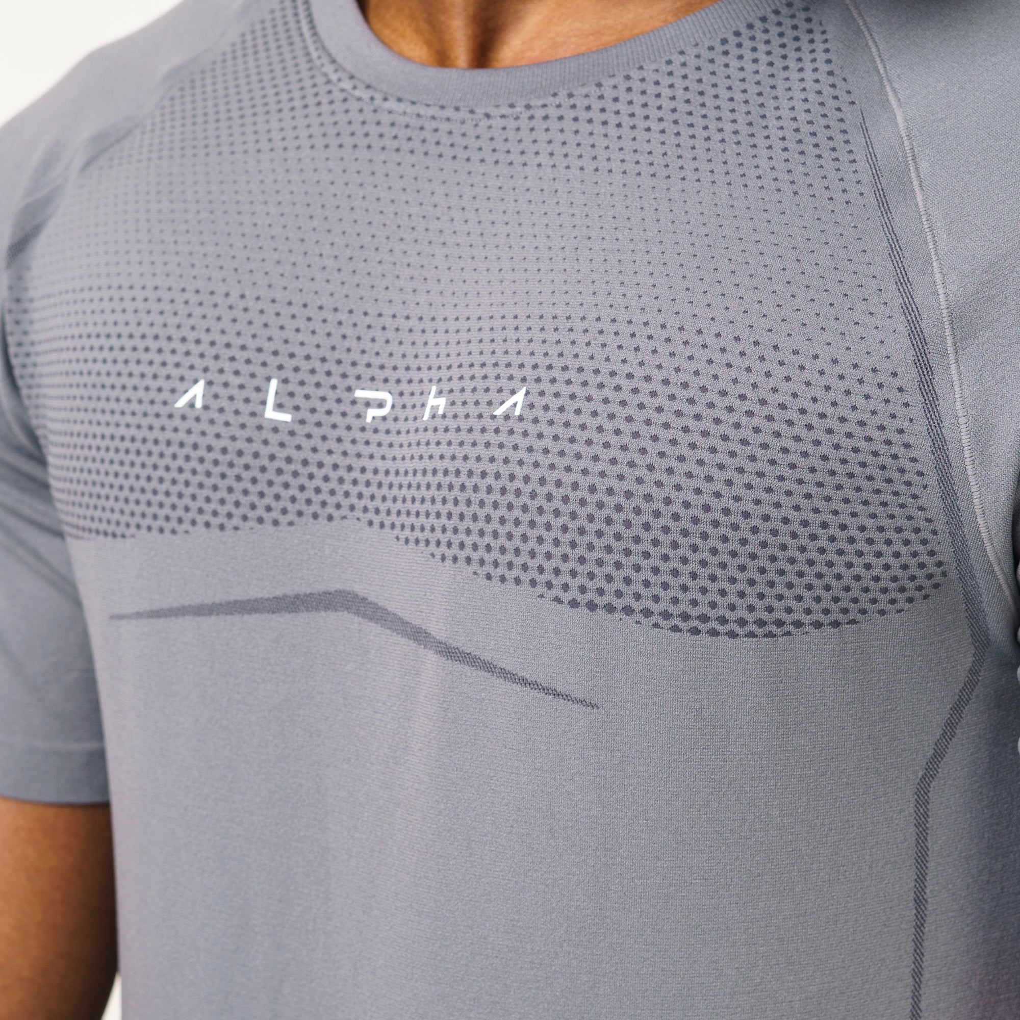 Camiseta Apex Dry Evolution Cinza - Sem Costura