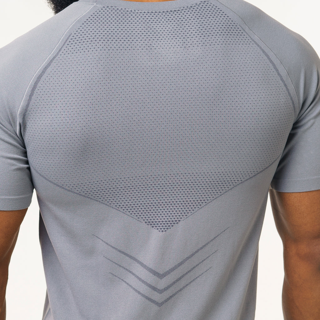 Camiseta Apex Dry Evolution Cinza - Sem Costura