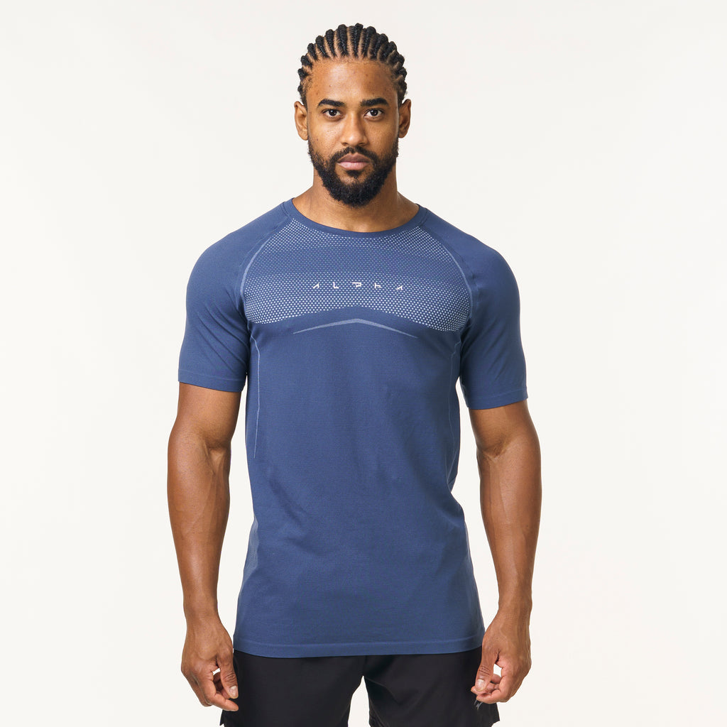 Camiseta Apex Dry Evolution Marinho - Sem Costura
