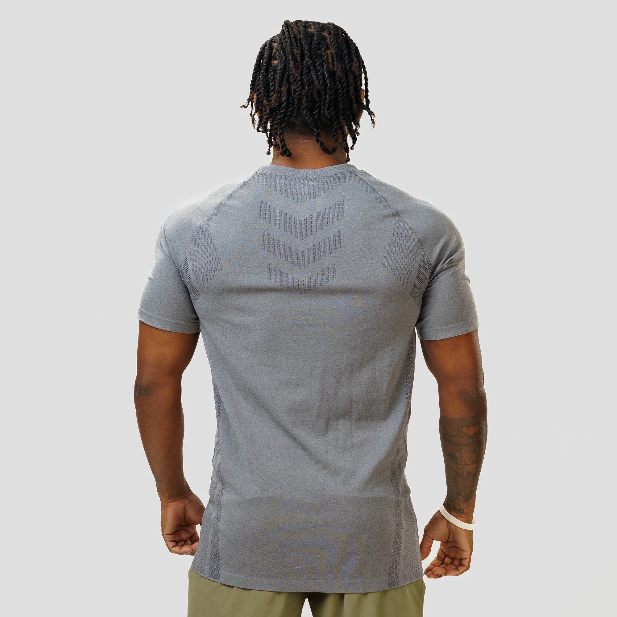 Camiseta Apex Dry Iron Cinza - Sem Costura