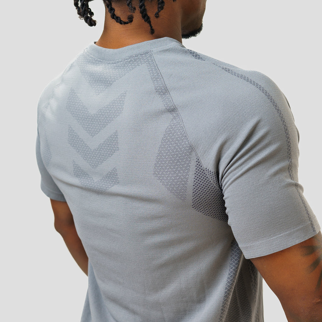 Camiseta Apex Dry Iron Cinza - Sem Costura
