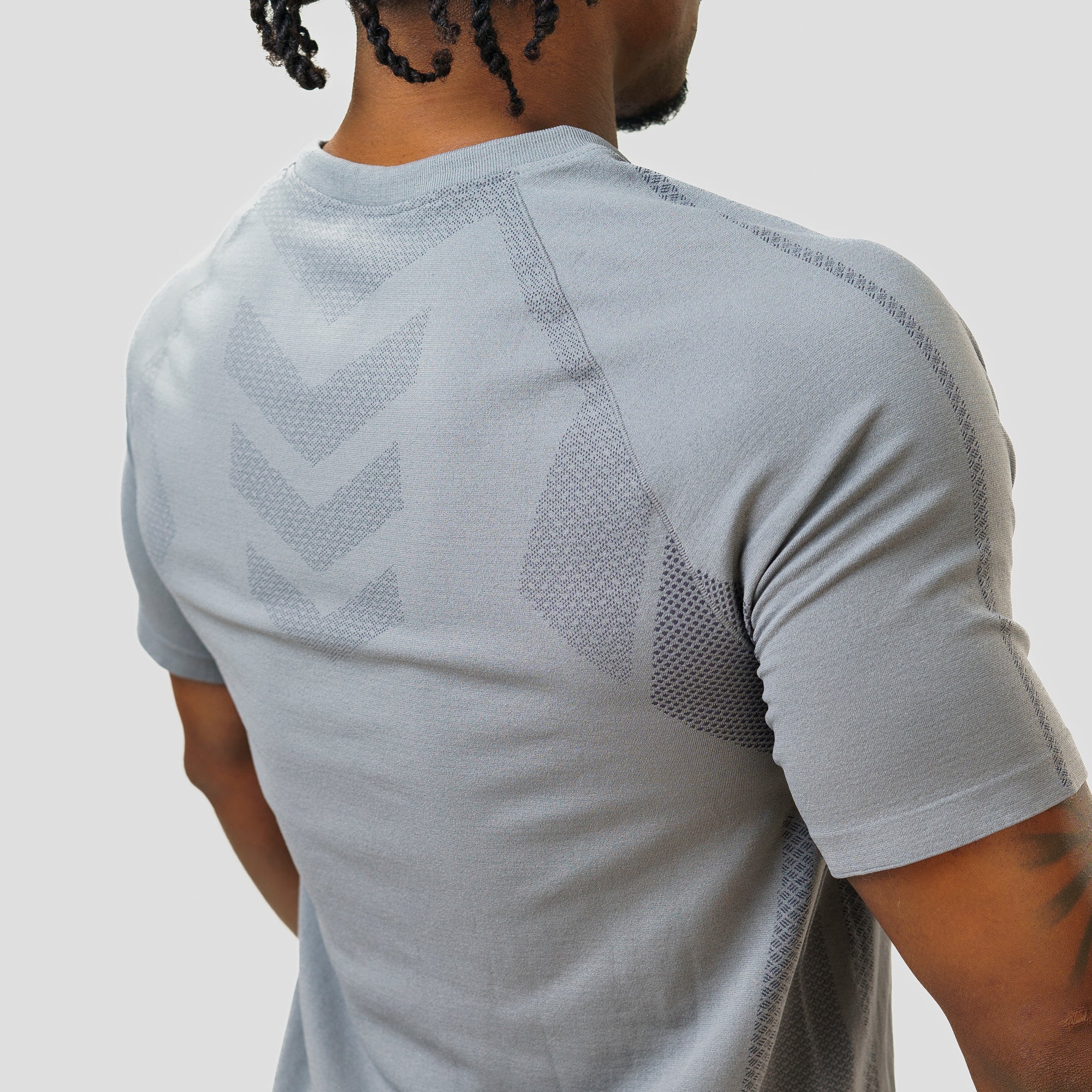 Camiseta Apex Dry Iron Cinza - Sem Costura
