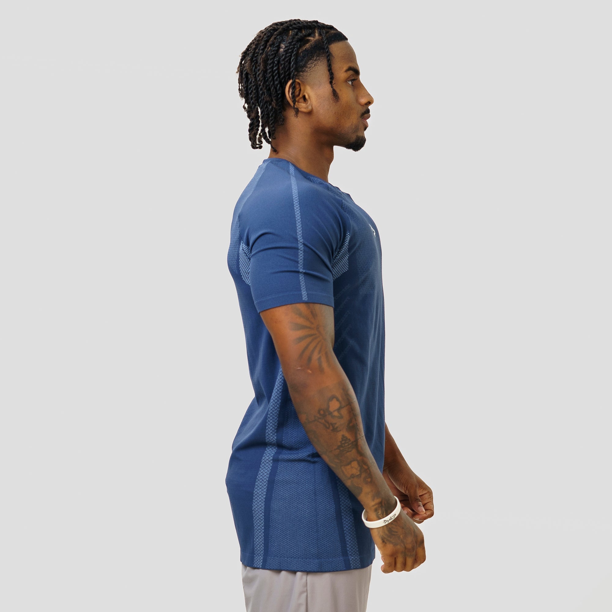 Camiseta Apex Dry Iron Marinho - Sem Costura