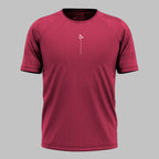 Camiseta Apex Dry Line Lupus Vinho - Sem Costura