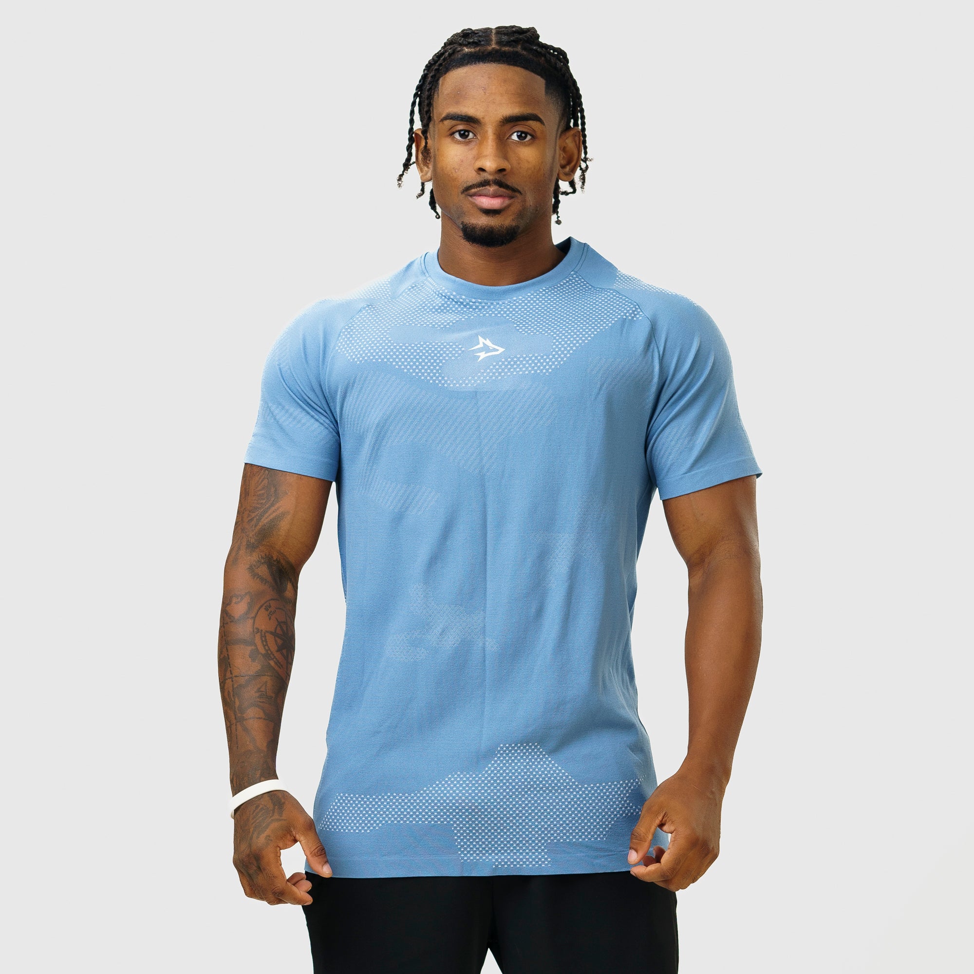 Camiseta Apex Dry Middle Lupus Azul Petróleo - Sem Costura