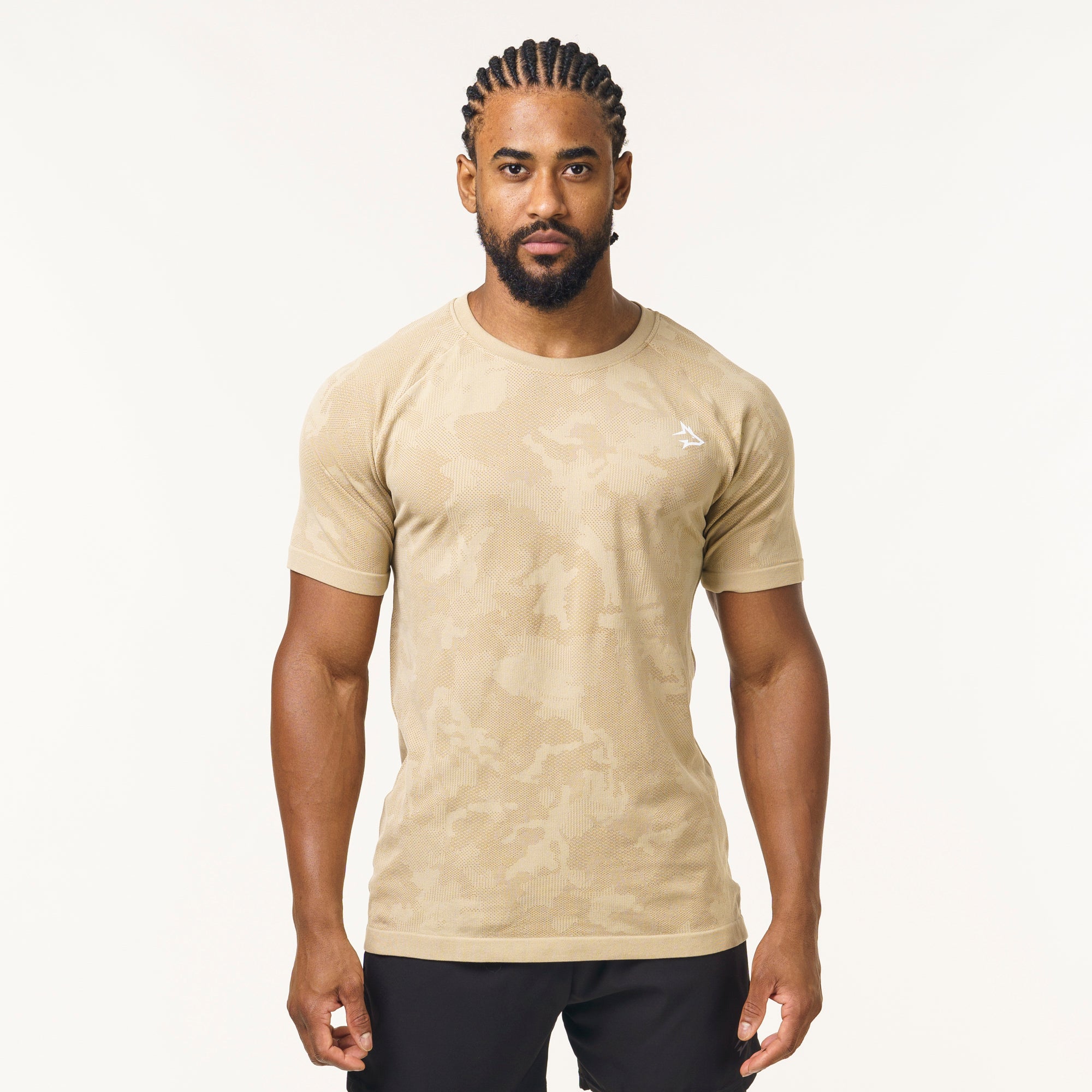 Camiseta Apex Dry New Lupus Caqui - Sem Costura