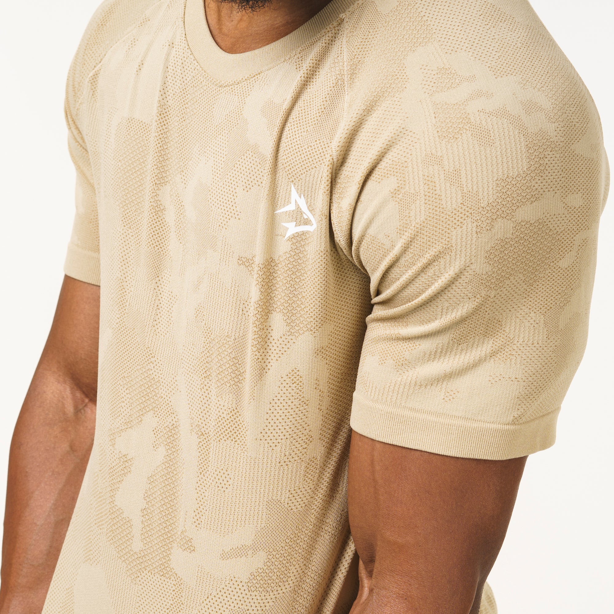 Camiseta Apex Dry New Lupus Caqui - Sem Costura