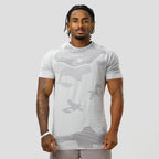 Camiseta Apex Dry Middle Lupus Cinza Gelo - Sem Costura