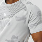 Camiseta Apex Dry Middle Lupus Cinza Gelo - Sem Costura
