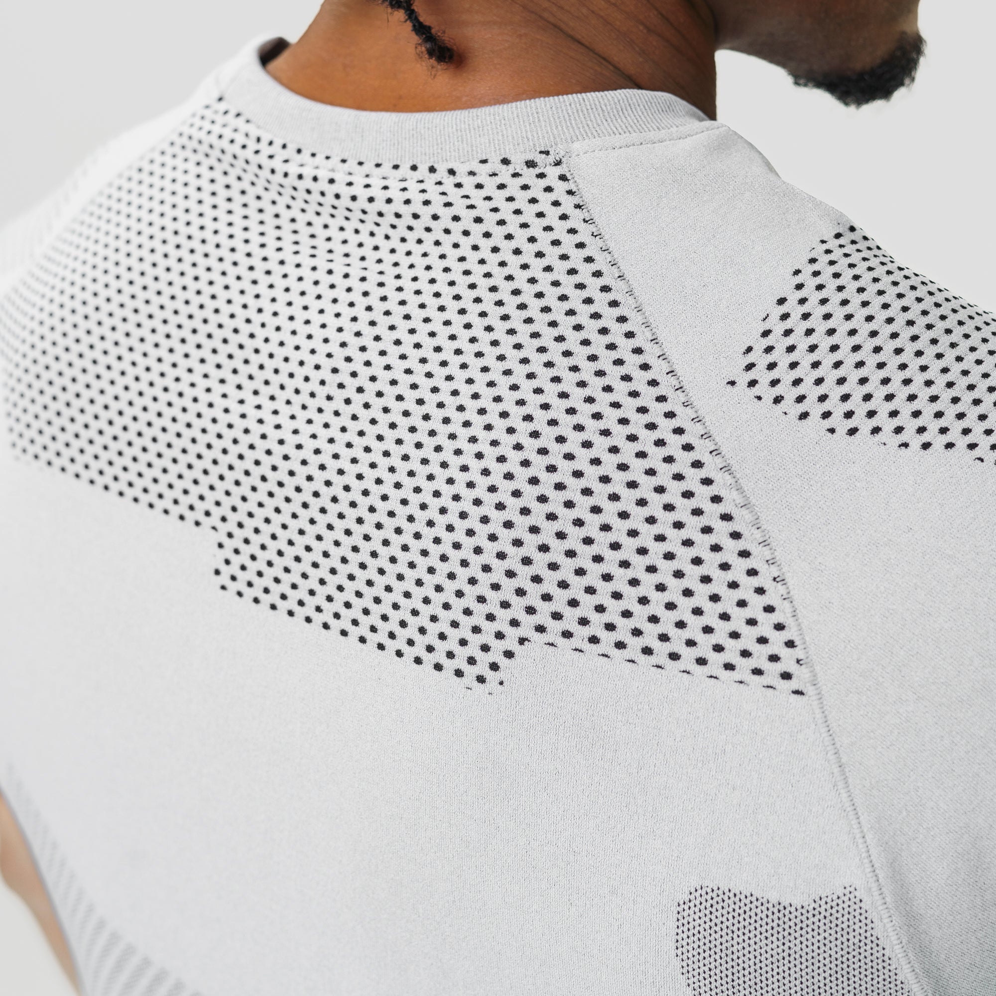 Camiseta Apex Dry Middle Lupus Cinza Gelo - Sem Costura