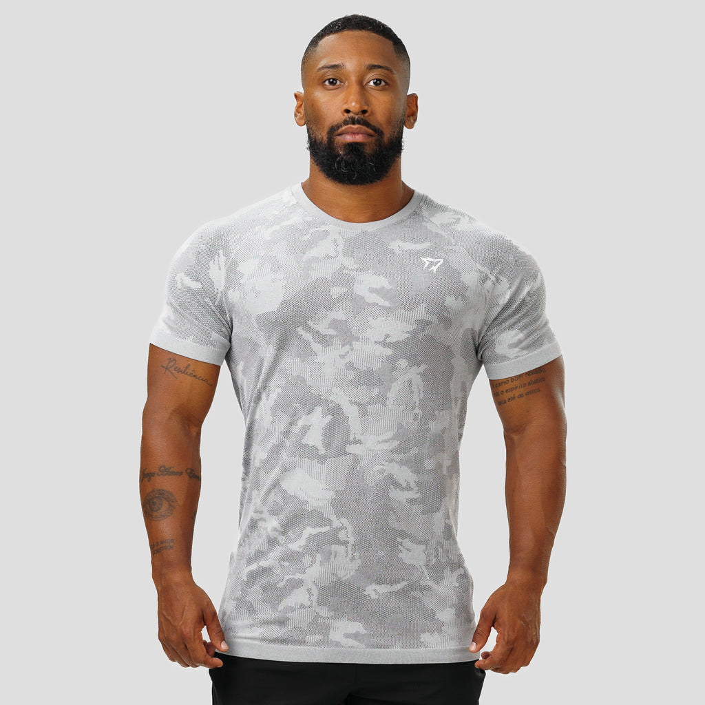 Camiseta Apex Dry New Lupus Cinza Gelo - Sem Costura