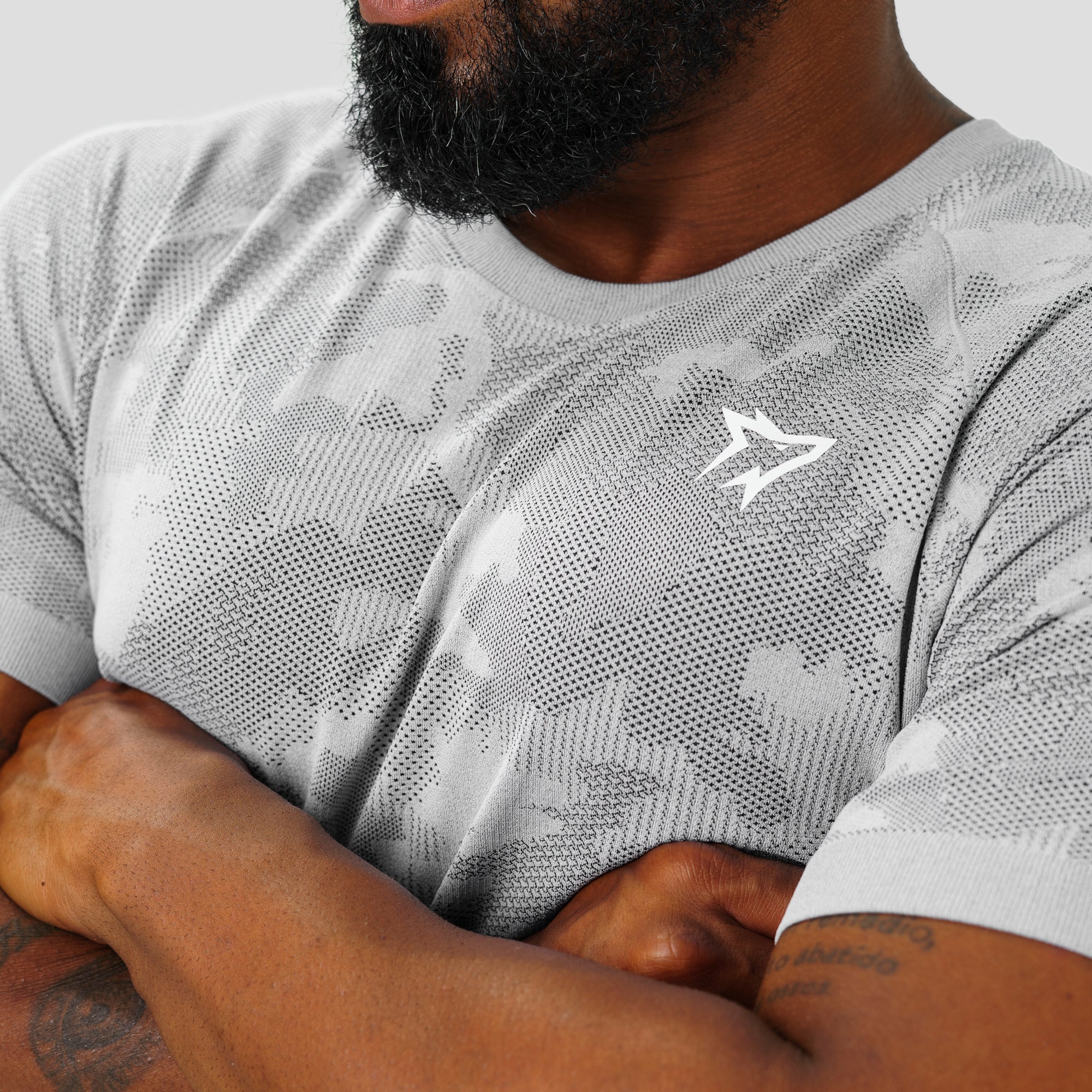 Camiseta Apex Dry New Lupus Cinza Gelo - Sem Costura