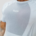 Camiseta Apex Dry New Tenacity Cinza Gelo - Sem Costura