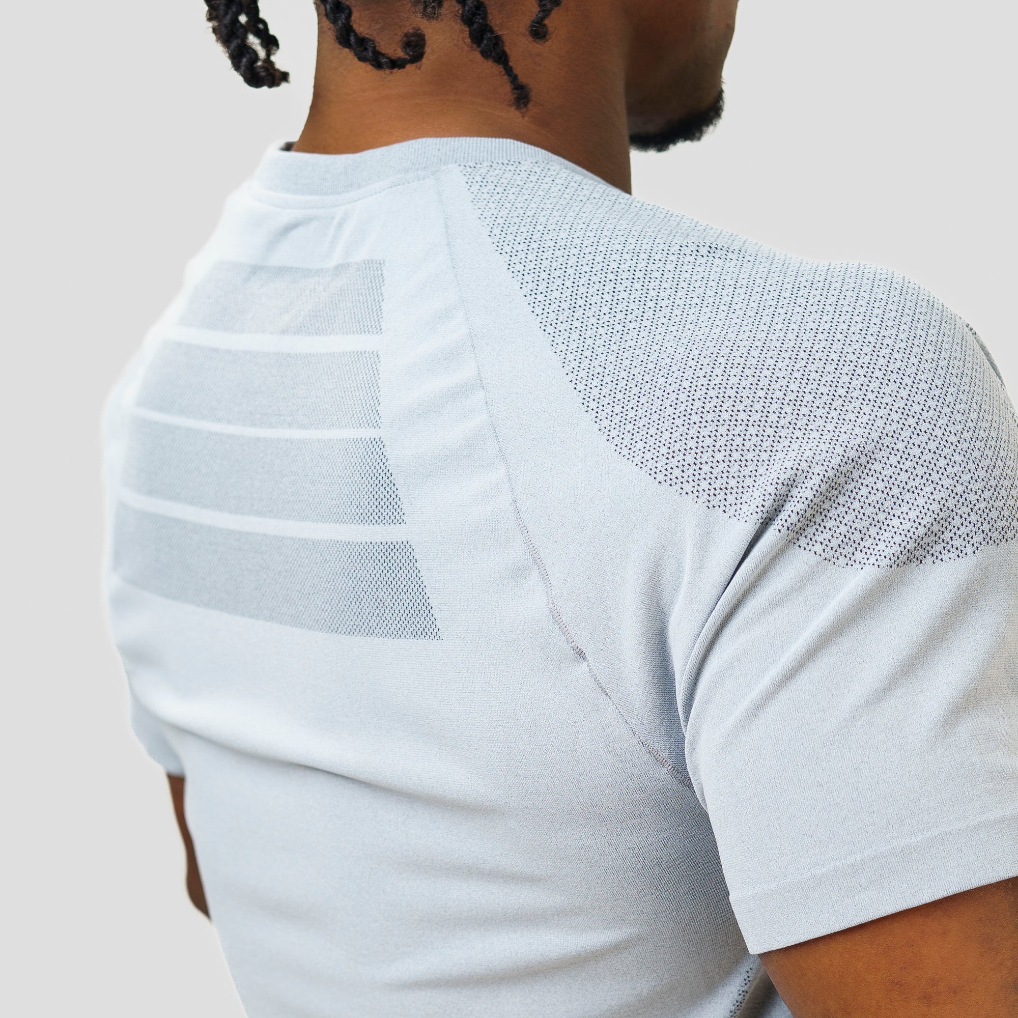 Camiseta Apex Dry New Tenacity Cinza Gelo - Sem Costura