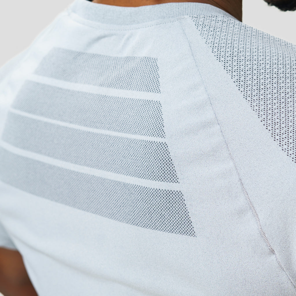 Camiseta Apex Dry New Tenacity Cinza Gelo - Sem Costura