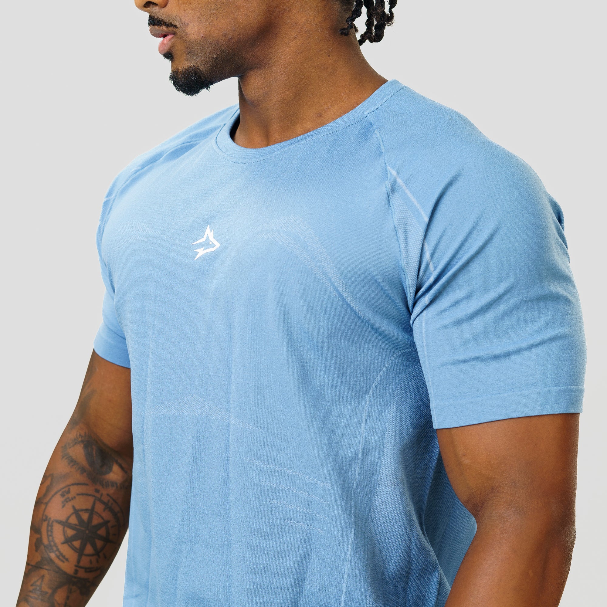 Camiseta Apex Dry Power Azul Petróleo - Sem Costura