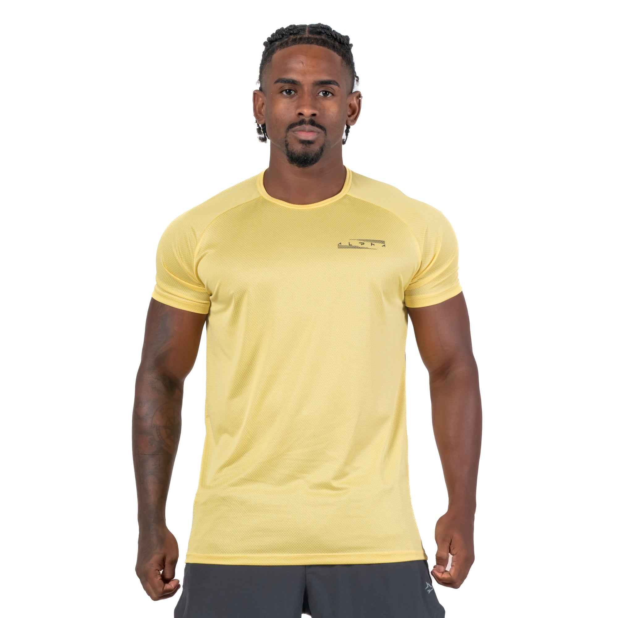 Camiseta Dry Fit Aspect Amarelo Tropical