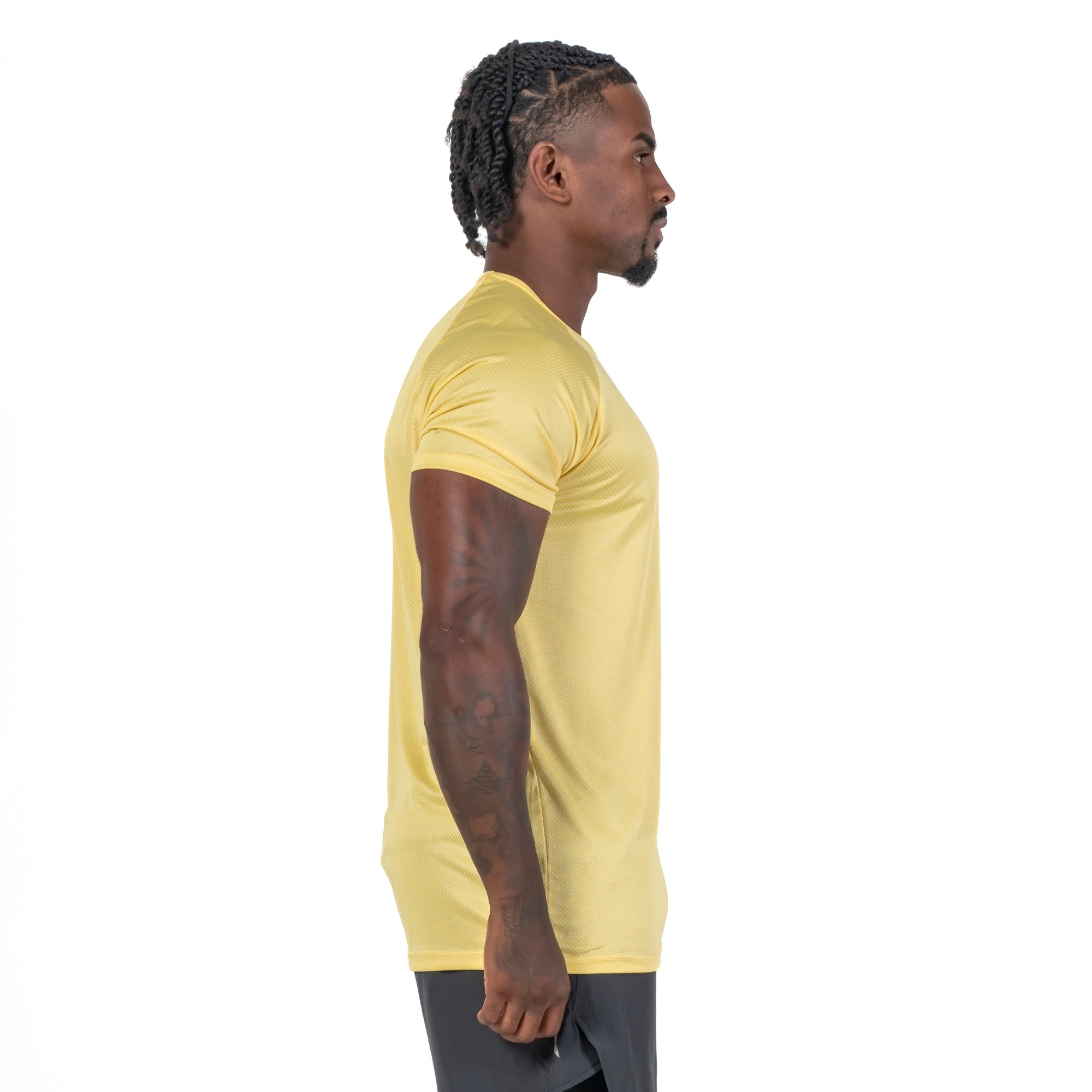 Camiseta Dry Fit Aspect Amarelo Tropical