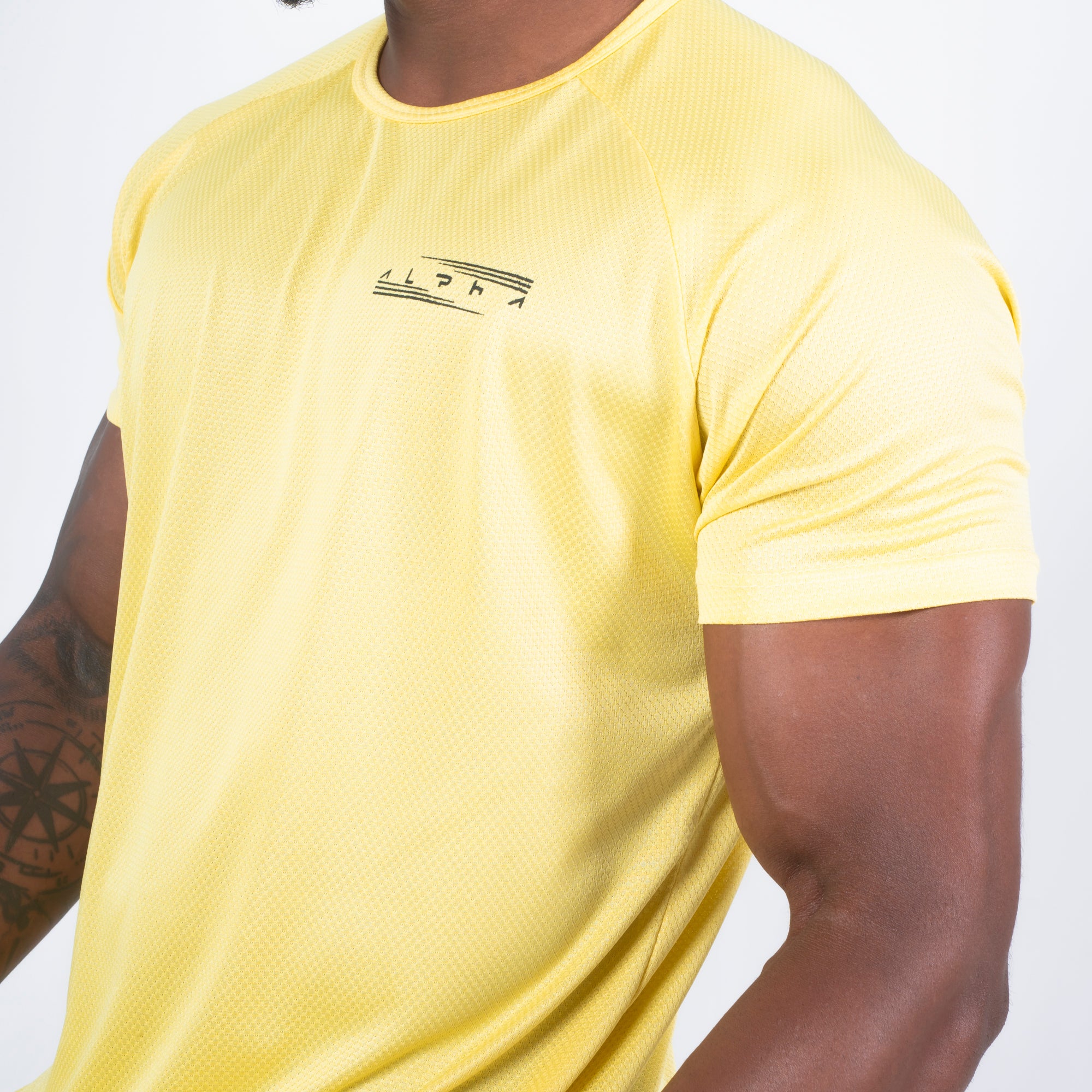 Camiseta Dry Fit Aspect Amarelo Tropical