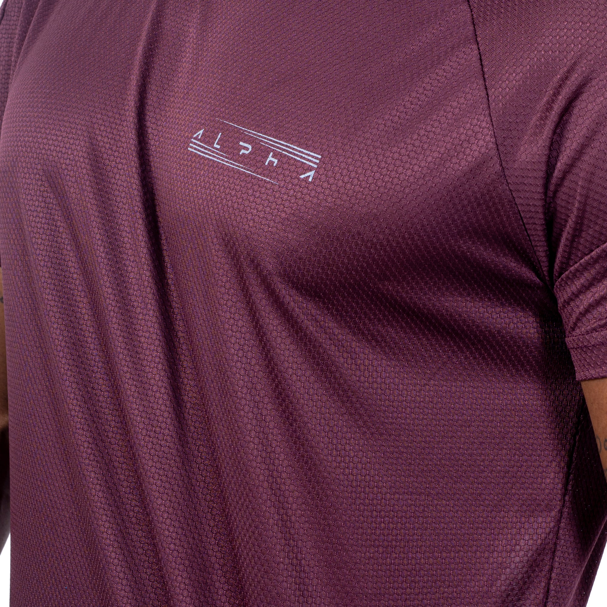 Camiseta Dry Fit Aspect Carmesim