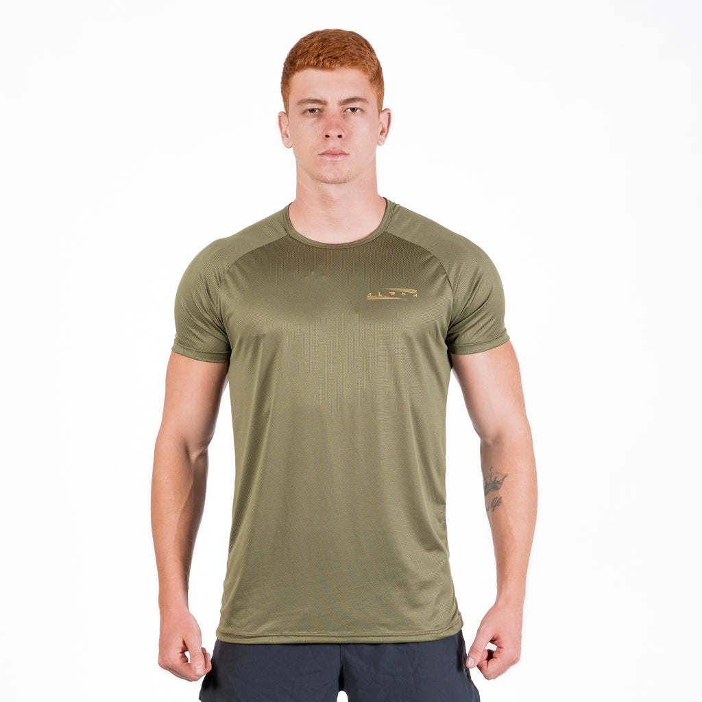 Camiseta Dry Fit Aspect Verde Uva