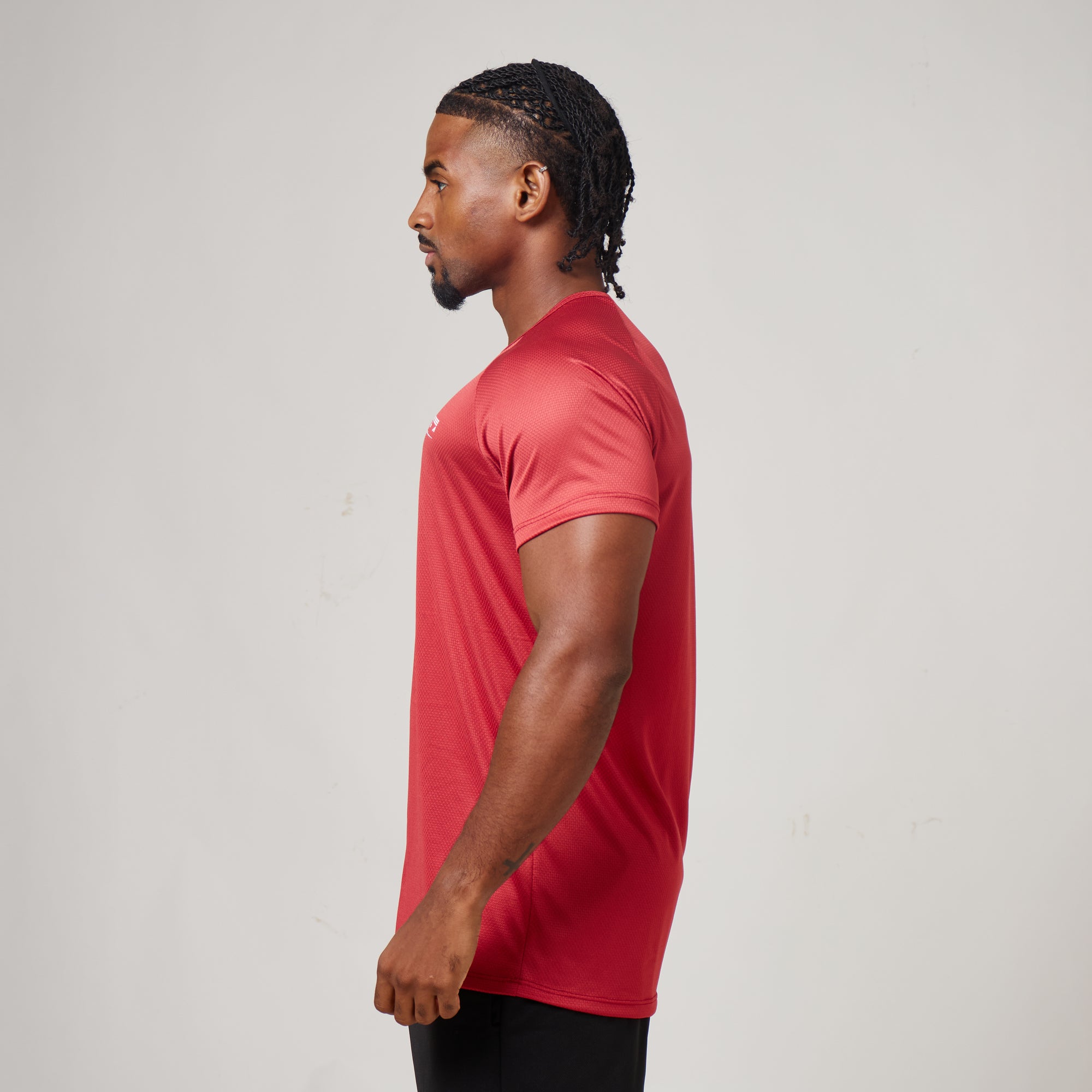 Camiseta Dry Fit Aspect Vermelho Mercúrio