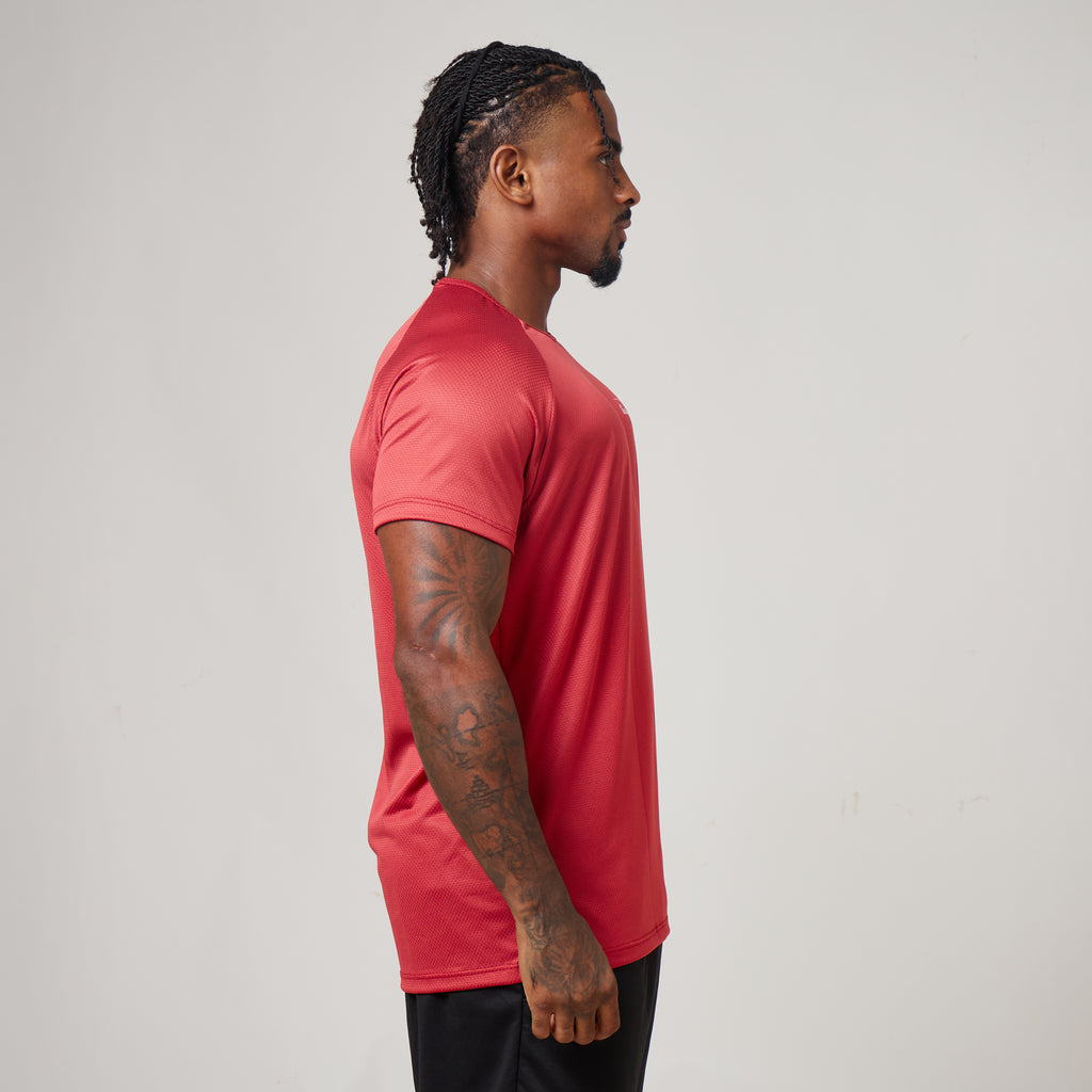 Camiseta Dry Fit Aspect Vermelho Mercúrio