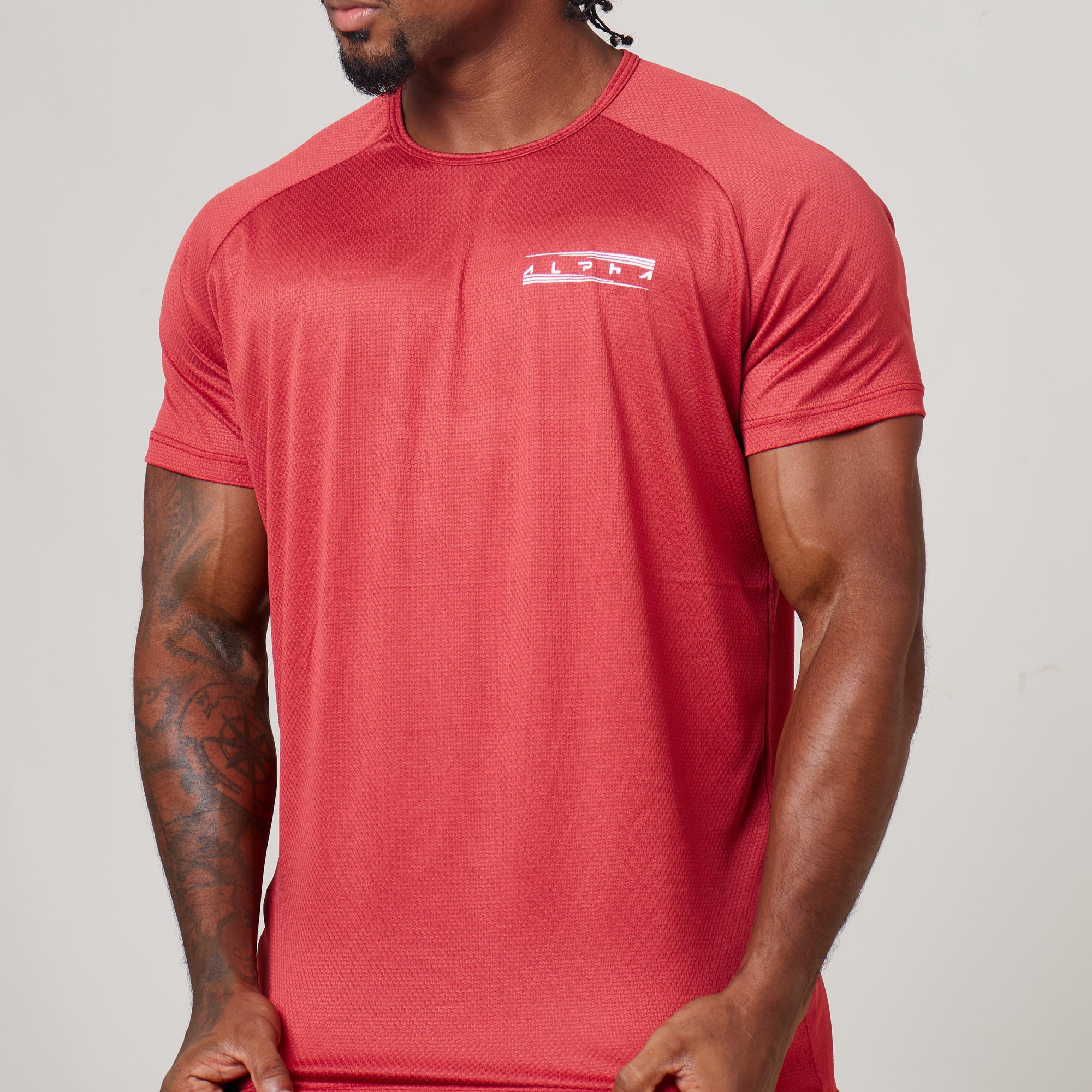 Camiseta Dry Fit Aspect Vermelho Mercúrio