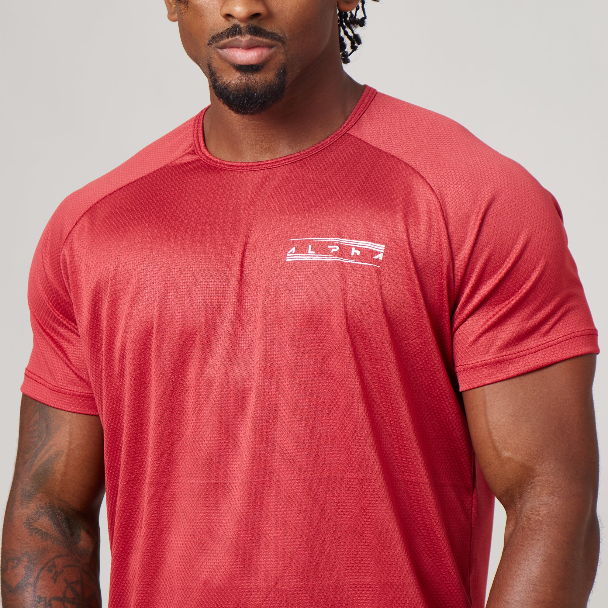 Camiseta Dry Fit Aspect Vermelho Mercúrio