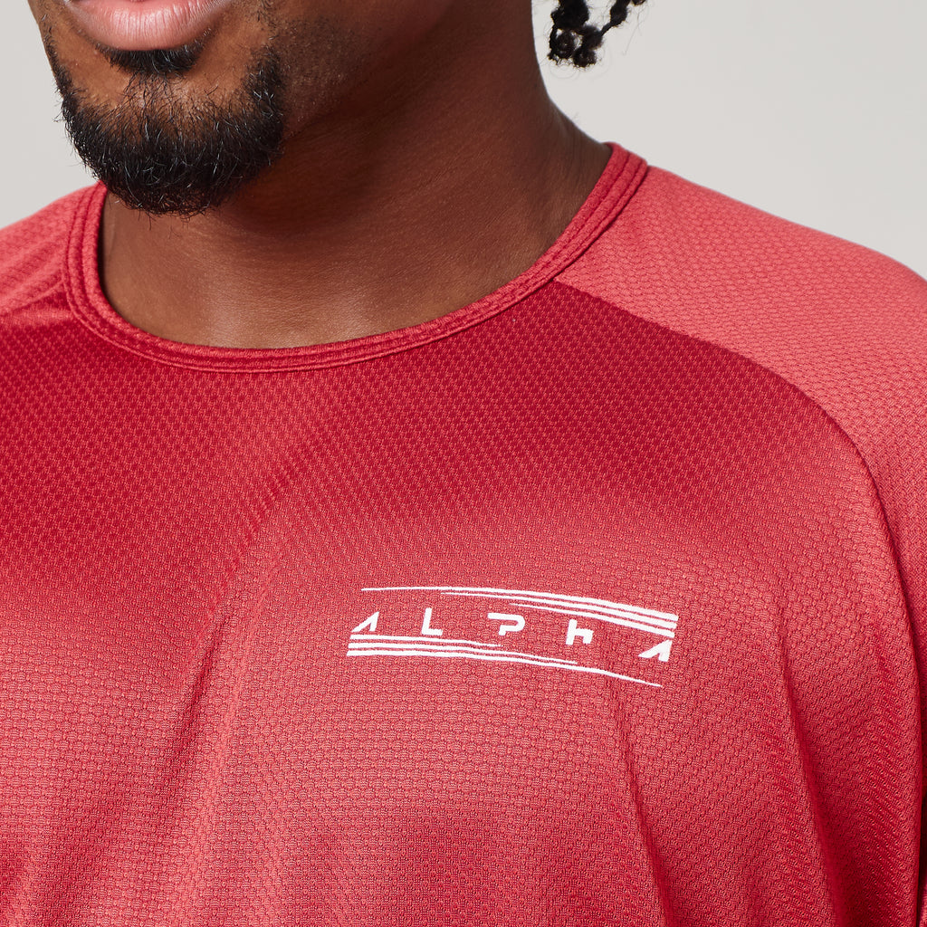 Camiseta Dry Fit Aspect Vermelho Mercúrio
