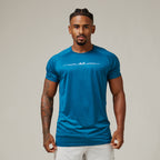 Camiseta Dry Fit Balance Azul Mediterrâneo
