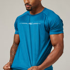 Camiseta Dry Fit Balance Azul Mediterrâneo